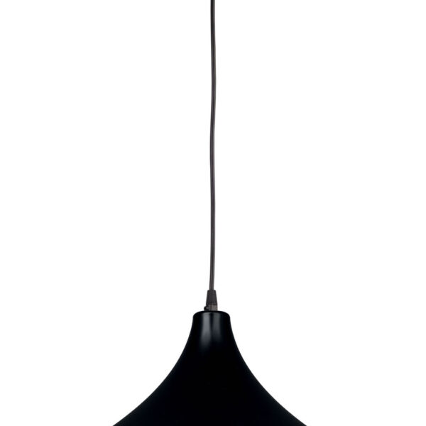 Φωτιστικό μονόφωτο Plexiglass  μαύρο/χρυσό Ε27 Φ42