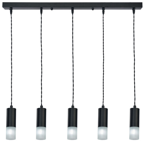 Φωτιστικό πολύφωτο 5φ αλουμίνιο/plexi G9