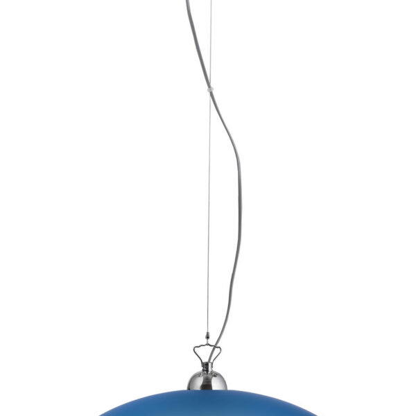 Φωτιστικό μονόφωτο Plexiglass μπλε σατινέ Ε27 Φ40