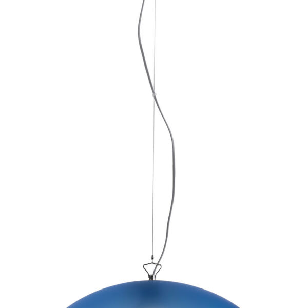 Φωτιστικό μονόφωτο Plexiglass μπλε σατινέ 3χΕ27 Φ47