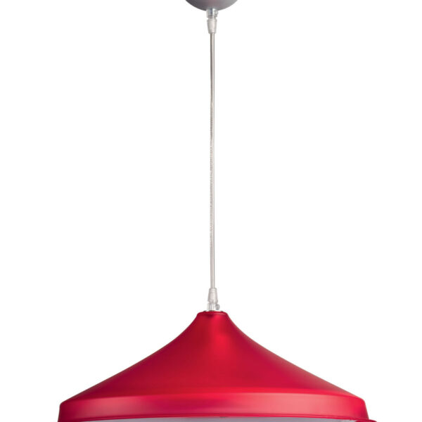 Φωτιστικό φθορίου Led plexiglass κόκκινο σατινέ 32w