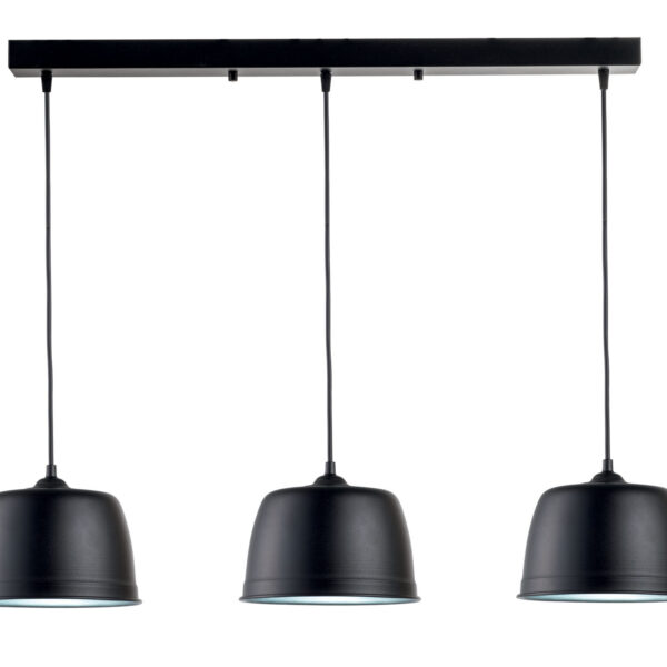 Φωτιστικό Πολύφωτο 3φ Αλουμίνιο μαύρο Ε27