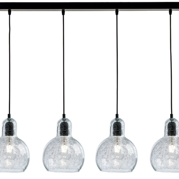 Φωτιστικό Πολύφωτο 4φ Μέταλλο/Γυαλί Ε27