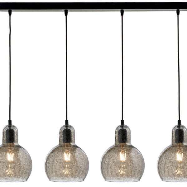 Φωτιστικό Πολύφωτο 4φ Μέταλλο/Γυαλί Ε27