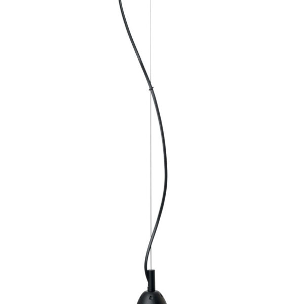 Φωτιστικό μονόφωτο Plexiglass  μαύρο/χρυσό Ε27 Φ40