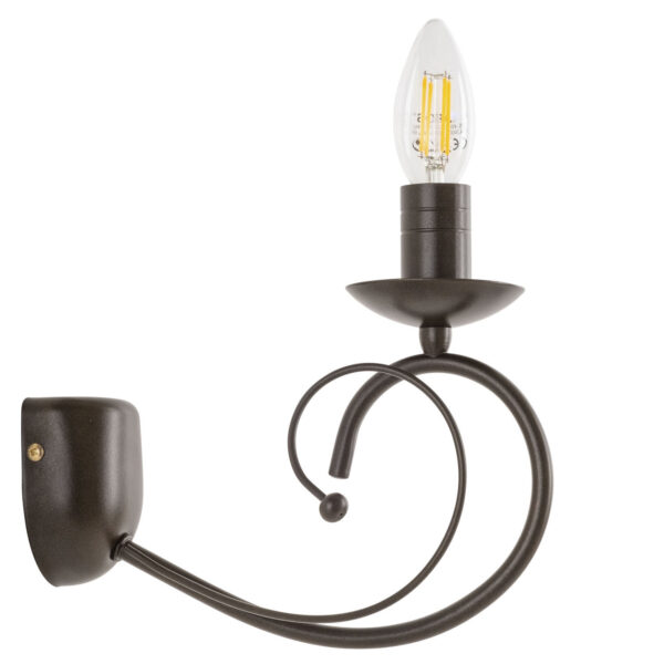 Απλίκα Μέταλλο καφέ  Ε14