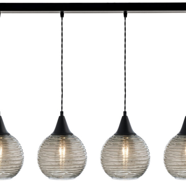 Φωτιστικό Πολύφωτο 4φ Μέταλλο/Γυαλί Ε27