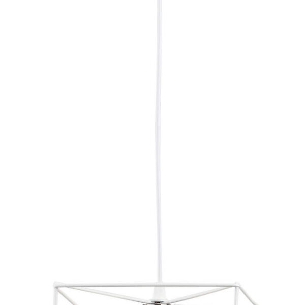 Φωτιστικό μονόφωτο μέταλλο λευκό Ε27 Φ20