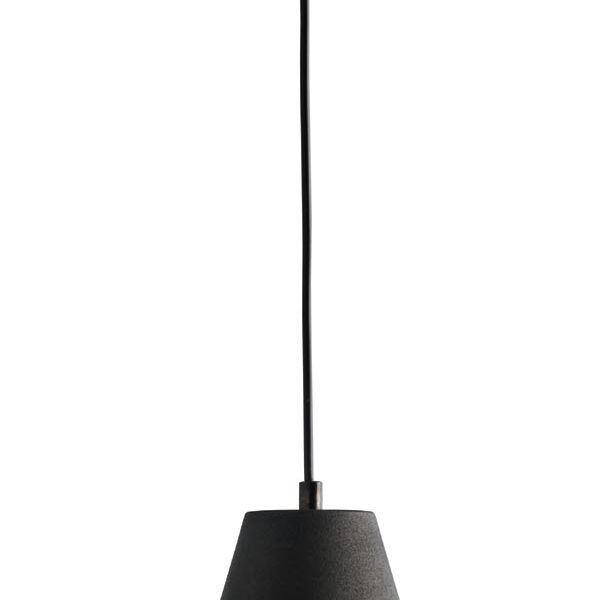 Φωτιστικό μονόφωτο μέταλλο μαύρο/χρώμιο Ε27 Φ24