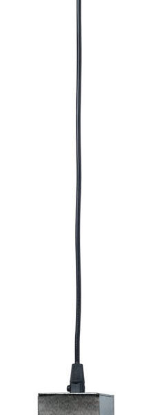 Φωτιστικό μονόφωτο αλουμίνιο τετράγωνο γαλβανιζέ GU10 Φ6