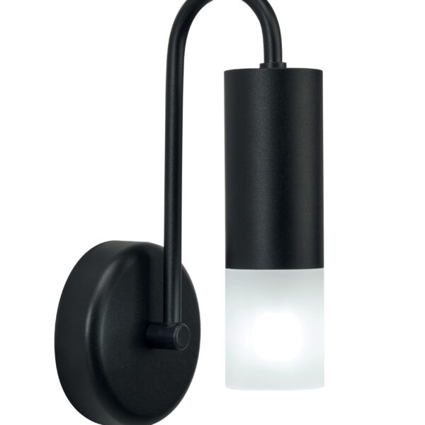 Απλίκα 1φ αλουμίνιο/plexi Φ5 G9