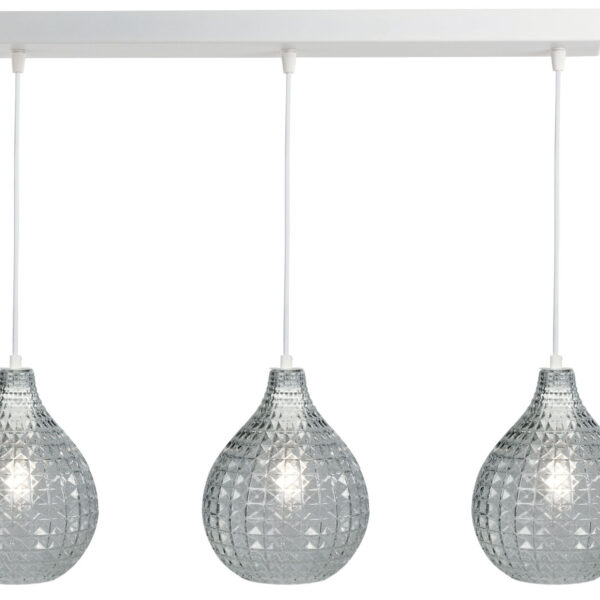 Φωτιστικό Πολύφωτο 3φ Μέταλλο/Γυαλί Ε27