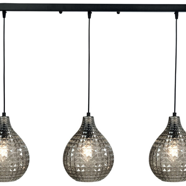 Φωτιστικό Πολύφωτο 3φ Μέταλλο/Γυαλί Ε27