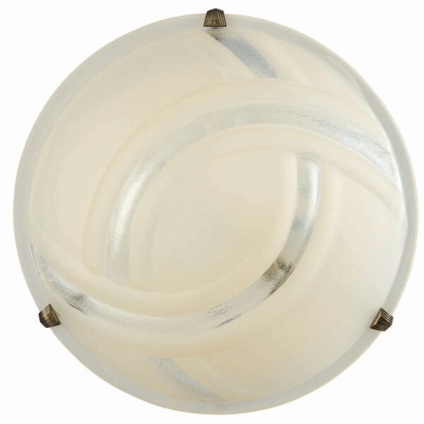 Φωτιστικό Πλαφονιέρα Γυαλί μελί Ε27 Φ30