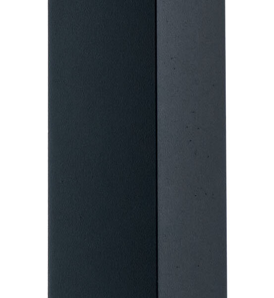 Φωτιστικό μονόφωτο οροφής αλουμίνιο τετράγωνο μαύρο GU10 Φ6