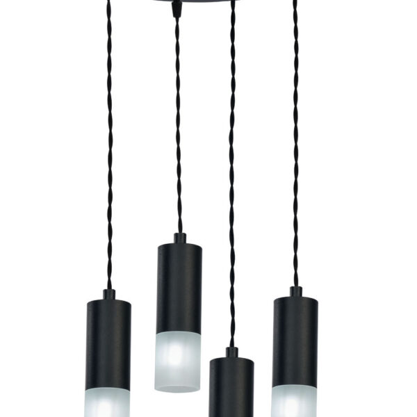 Φωτιστικό πολύφωτο 4φ αλουμίνιο/plexi G9