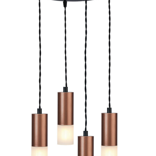 Φωτιστικό πολύφωτο 4φ αλουμίνιο/plexi G9