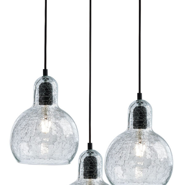 Φωτιστικό Πολύφωτο 3φ Μέταλλο/Γυαλί Ε27