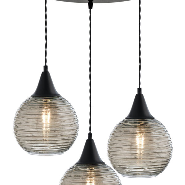 Φωτιστικό Πολύφωτο 3φ Μέταλλο/Γυαλί Ε27