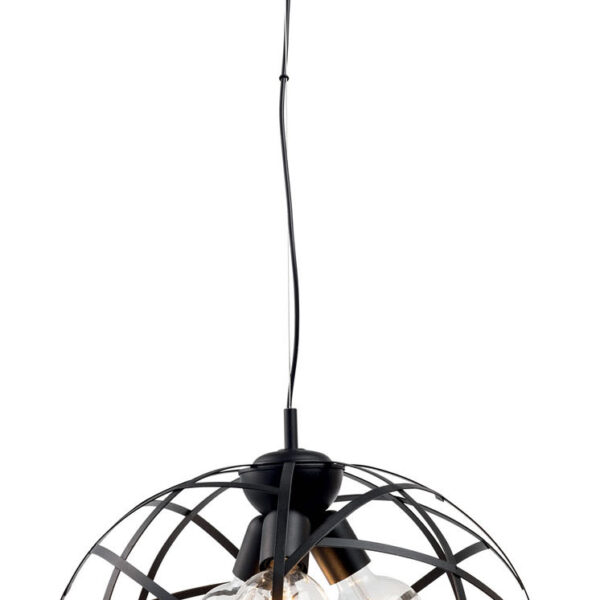 Φωτιστικό πλέγμα μέταλλο μαύρο Ε27 Φ50 3φ