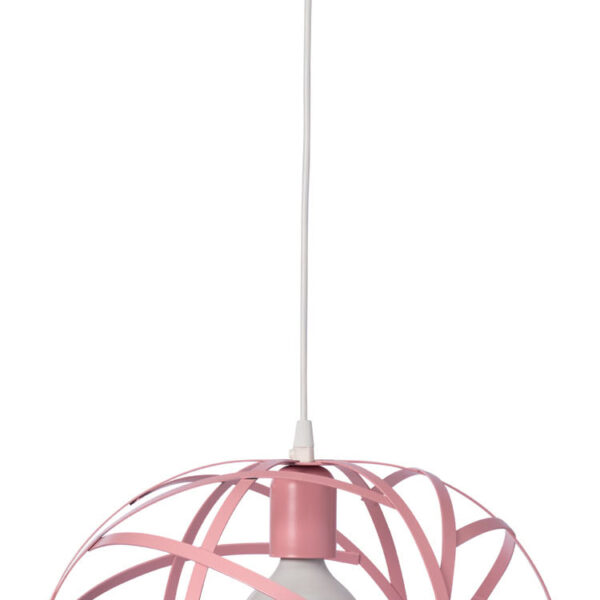 Φωτιστικό μονόφωτο παιδικό μέταλλο ρόζ Ε27 Φ35