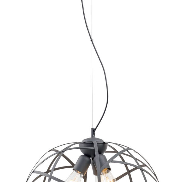 Φωτιστικό πλέγμα μέταλλο γραφίτης Ε27 Φ50 3φ