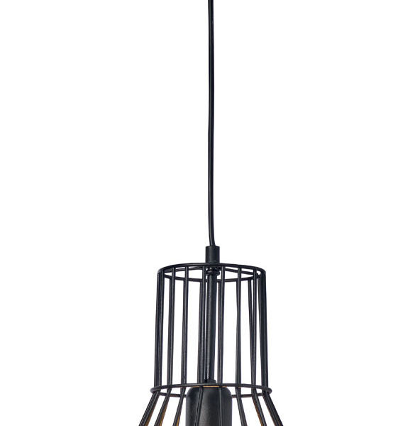 Φωτιστικό μονόφωτο μέταλλο/ρατάν Ε27 Φ35