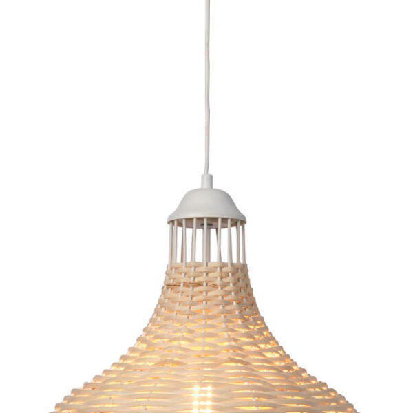 Φωτιστικό μονόφωτο μέταλλο/ρατάν Ε27 Φ41