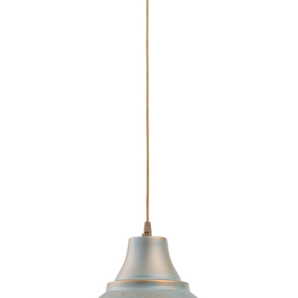 Φωτιστικό μονόφωτο αλουμίνιο sapphire/πατίνα χρυσή Ε27 Φ40