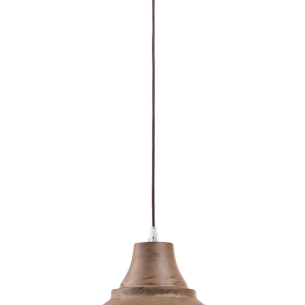 Φωτιστικό μονόφωτο αλουμίνιο sand/πατίνα καφέ Ε27 Φ40