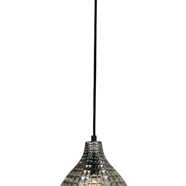 Φωτιστικό μονόφωτο γυαλί φιμέ Ε27 Φ24