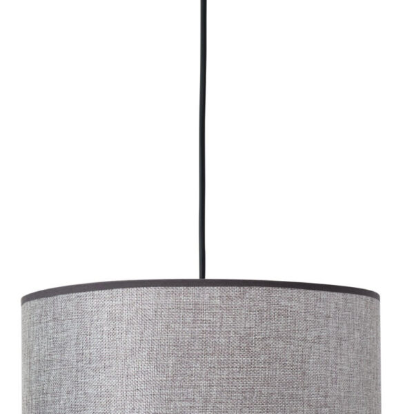 Φωτιστικό μονόφωτο αμπαζούρ γκρι Ε27 Φ30