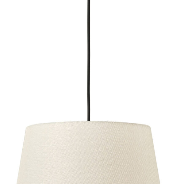 Φωτιστικό μονόφωτο αμπαζούρ μπεζ Ε27 Φ30