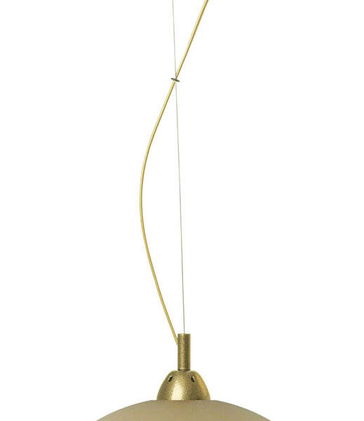 Φωτιστικό μονόφωτο γυαλί μελί Ε27 Φ30