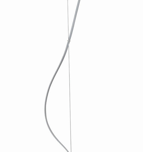 Φωτιστικό μονόφωτο γυαλί ασημί Ε27 Φ36