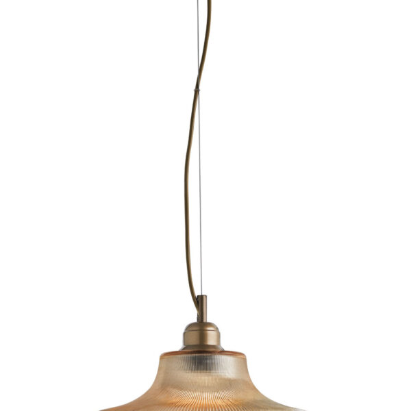 Φωτιστικό μονόφωτο γυαλί μελί E27 Φ40