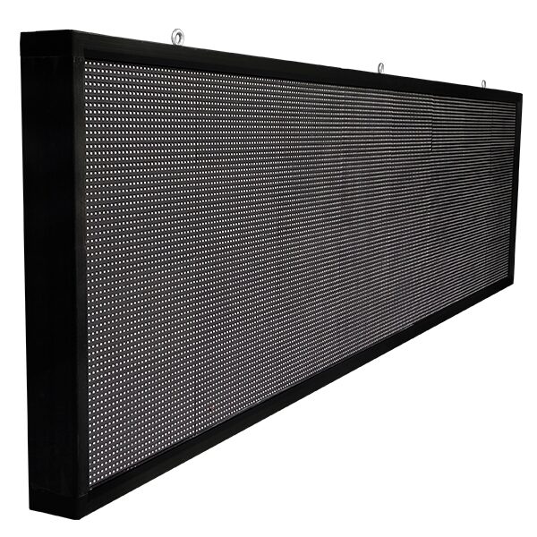 Αδιάβροχη Κυλιόμενη Επιγραφή SMD LED 230V USB & WiFi Λευκή Μονής Όψης 264x72cm GloboStar 90112