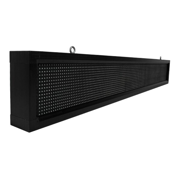 Αδιάβροχη Κυλιόμενη Επιγραφή SMD LED 230V USB & WiFi Κόκκινη Μονής Όψης 168x20cm GloboStar 90261
