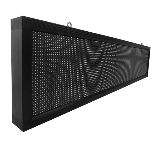 Αδιάβροχη Κυλιόμενη Επιγραφή SMD LED 230V USB & WiFi Πορτοκαλί Μονής Όψης 168x40cm GloboStar 90284
