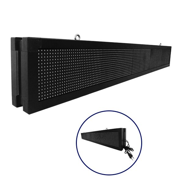 Αδιάβροχη Κυλιόμενη Επιγραφή LED 230V USB & WiFi RGB Διπλής Όψης 168x20cm GloboStar 90315