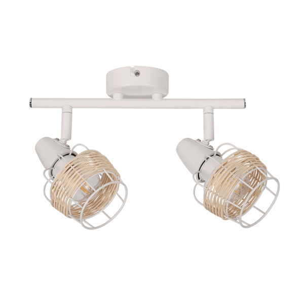 ^ΕΠΙΤΟΙΧΟ Φ/Σ 2ΧΕ14 ΡΑΤΑΝ+ΛΕΥΚΟ ΜΕΤΑΛΛΟ 9Χ27Χ16CM ZORBAS