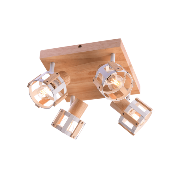 ^ΟΡΟΦΗΣ Φ/Σ 4ΧΕ14 ΞΥΛΟ+ΛΕΥΚΟ ΜΕΤΑΛΛΟ 24Χ24Χ14CM TALOS