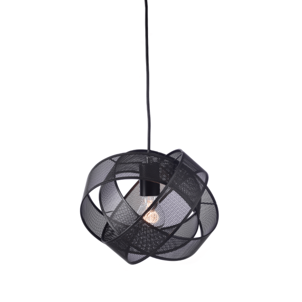 ^ΚΡΕΜΑΣΤΟ Φ/Σ 1ΧΕ27 ΜΑΥΡΟ ΜΕΤΑΛΛΟ D30XH120CM VITRUVIUS