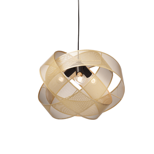 ^ΚΡΕΜΑΣΤΟ Φ/Σ 3ΧΕ27 ΧΡΥΣΟ ΜΕΤΑΛΛΟ D52XH120CM VITRUVIUS