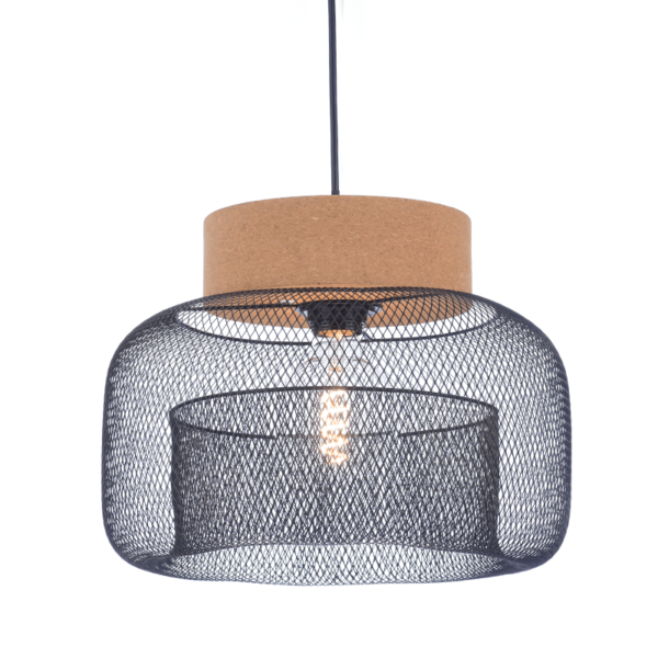 ^ΚΡΕΜΑΣΤΟ Φ/Σ 1ΧΕ27 ΦΕΛΛΟΣ+ΜΑΥΡΟ ΜΕΤΑΛΛΟ D34XH120CM MARACU