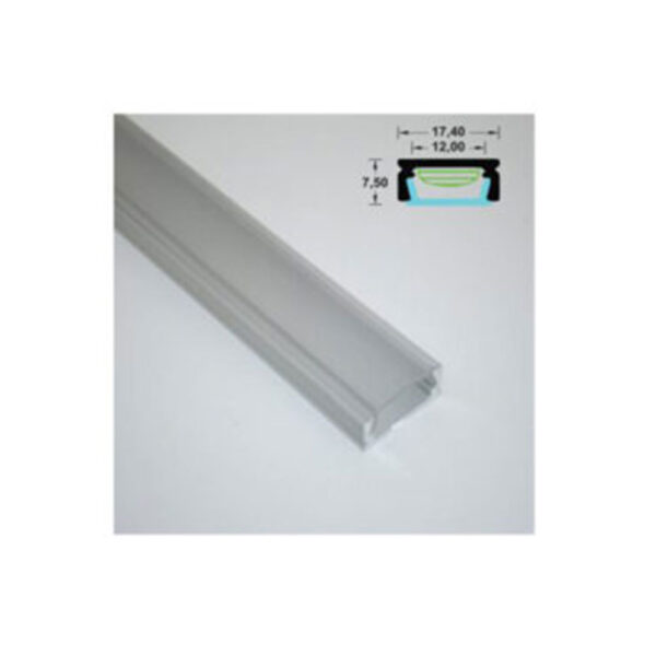 Προφίλ Αλουμινίου Εξωτερικό 2m